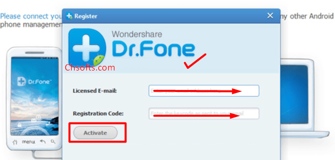 dr fone registration code free